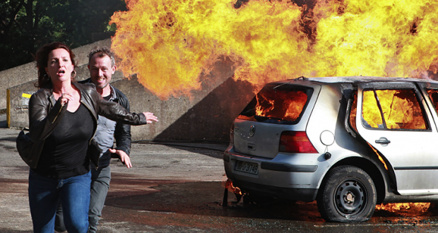 Production News/ 2014  Fair City Car Fire